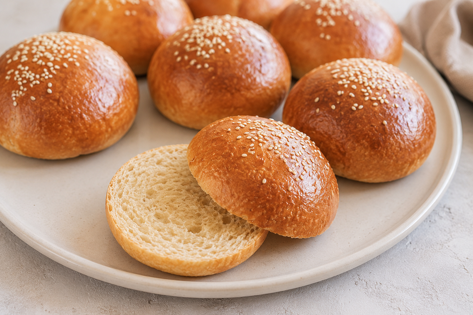 Sourdough Burger Buns — homemade sourdough recipe
