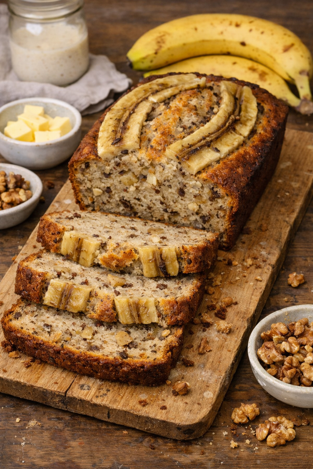 Discard Banana Bread — homemade sourdough recipe